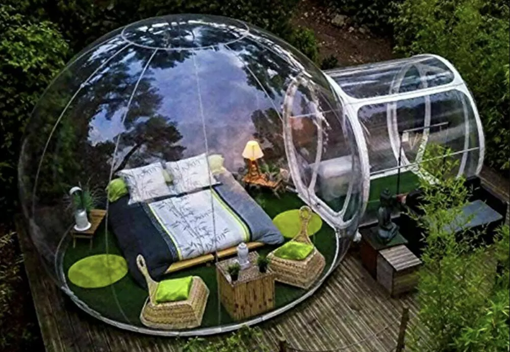 inflatable lawn tent bubble