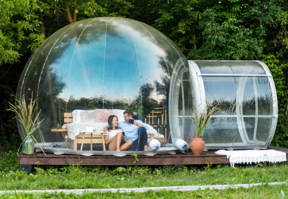 tunnel inflatable bubble camping tent