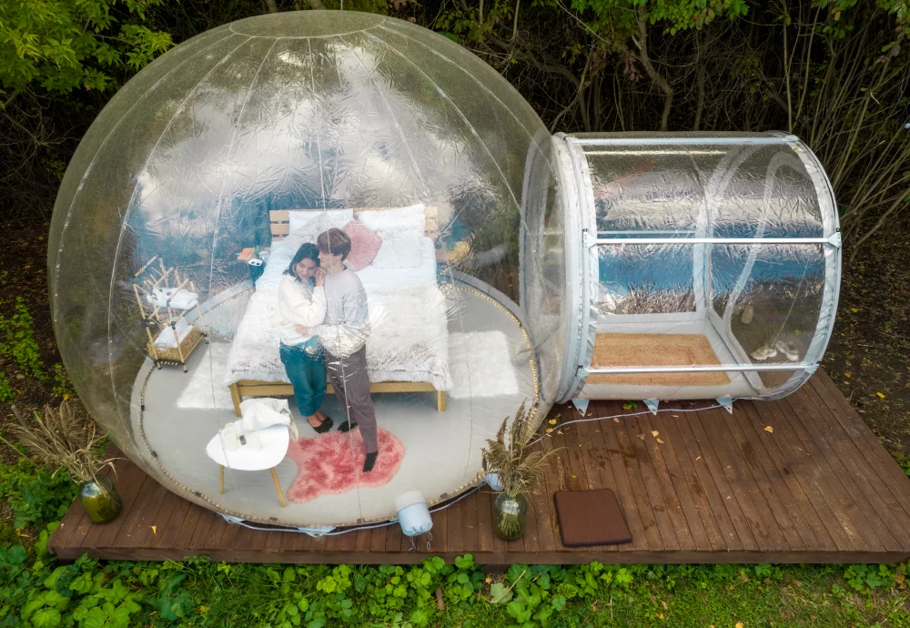 inflatable bubble tent transparent